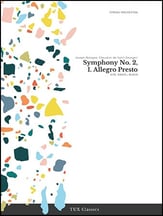 Symphony No. 2, I. Allegro Presto Orchestra sheet music cover